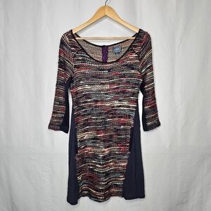 Anthropologie Maeve Multicolored Sweater Dress Tunic Size M